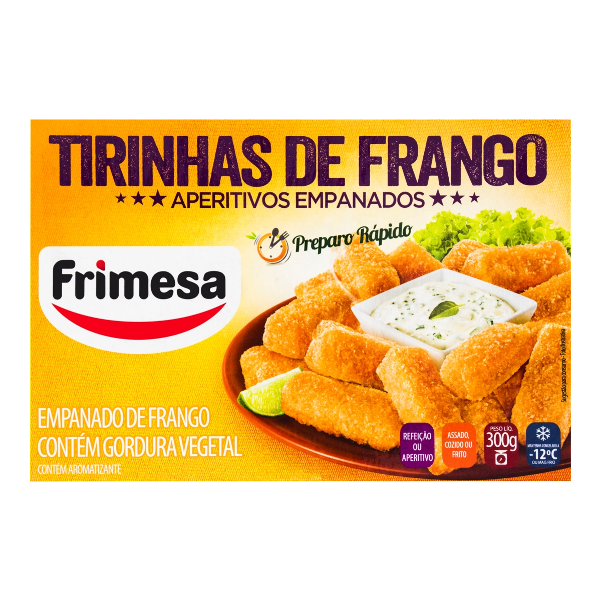 Empanado De Frango Tirinhas Frimesa Caixa 300g