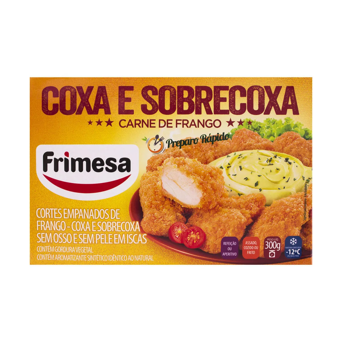 Empanado De Frango Coxa E Sobrecoxa Frimesa Caixa 300g