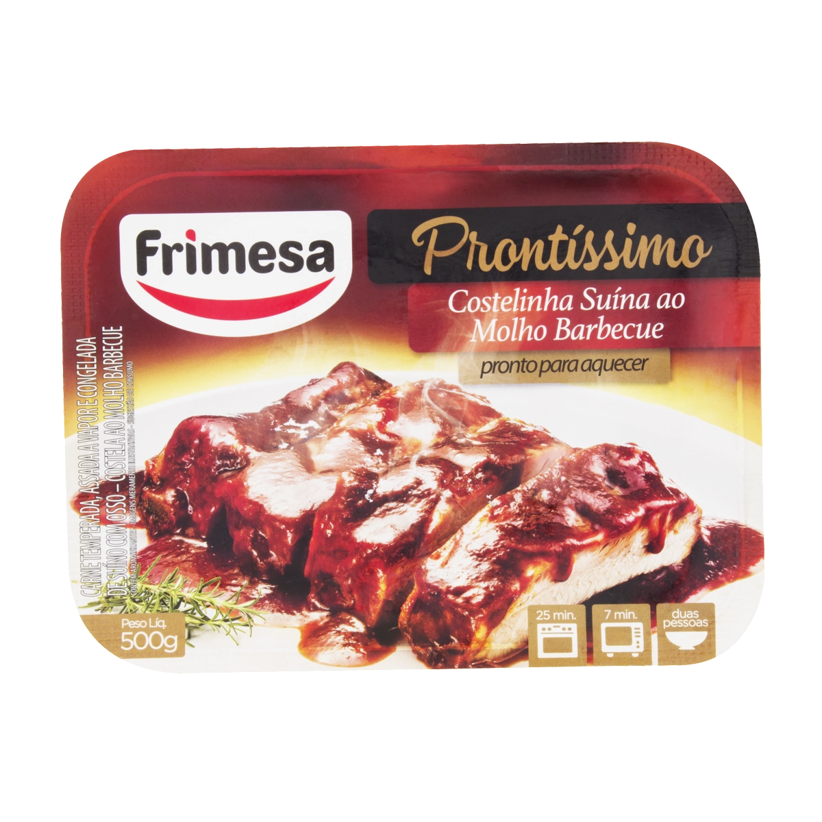 Costelinha Ao Molho Barbecue Frimesa Bandeja 500g