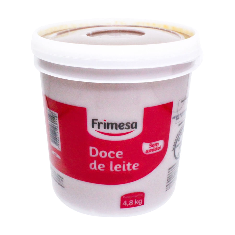 Doce De Leite Para Confeitaria Frimesa Balde 4,8kg