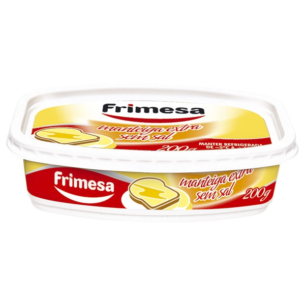 Manteiga Extra Sem Sal Frimesa Pote 200g