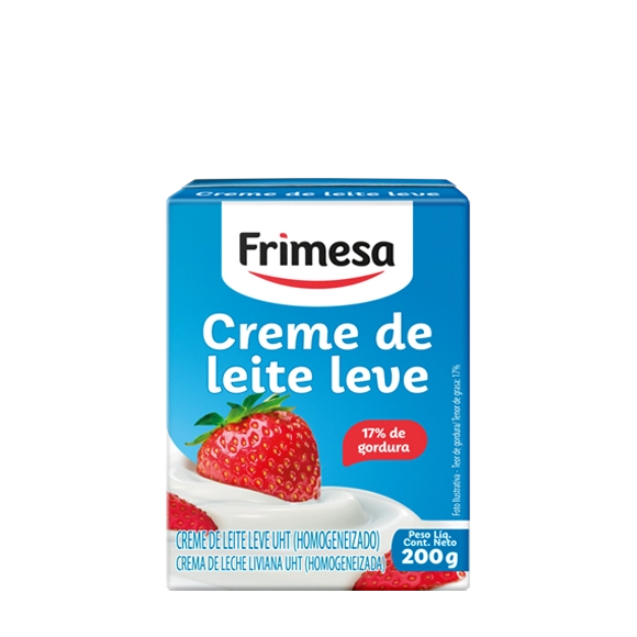 Creme De Leite Uht Leve Homogeneizado Frimesa Caixa 200g