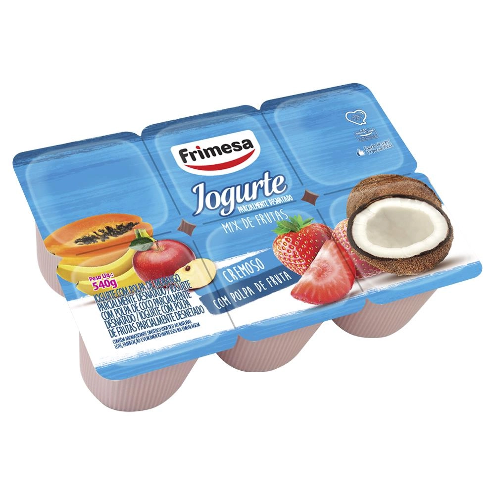 Iogurte. Frimesa Polpa Mix De Frutas
