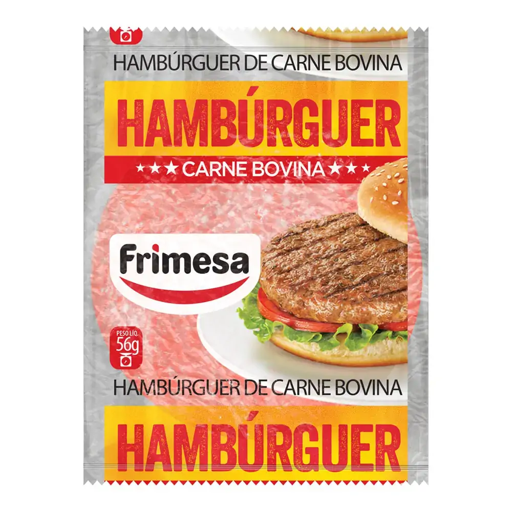 Hamburguer De Carne Suina De Frango E Bovina 56g