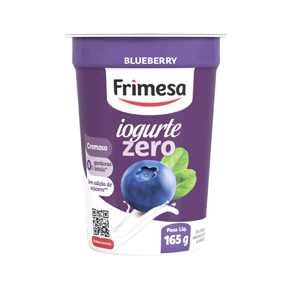 Iogurte Frimesa 165g Blueberry Zero