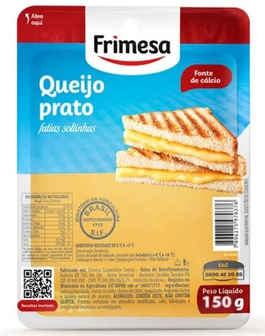 Queijo Frimesa Prato 150g