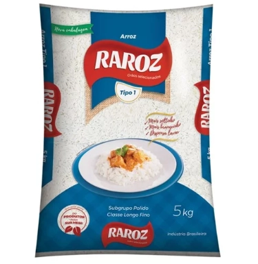 Arroz Agulhinha Raroz T1 5kg