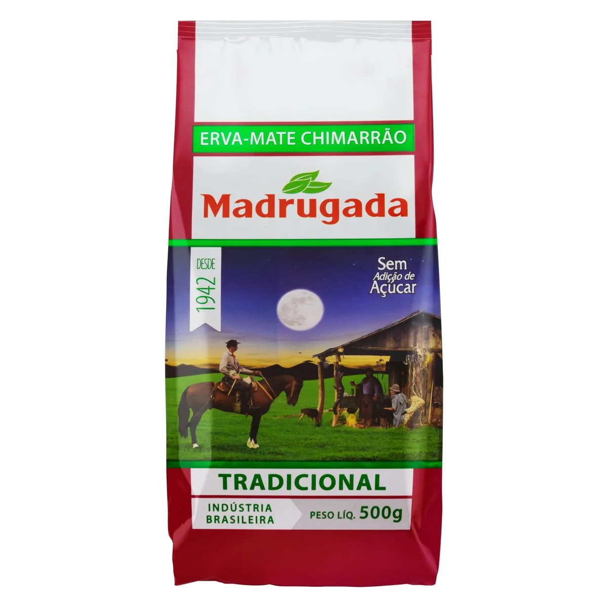 Erva Mate Chimarrão Tradicional Madrugada Pacote 500g