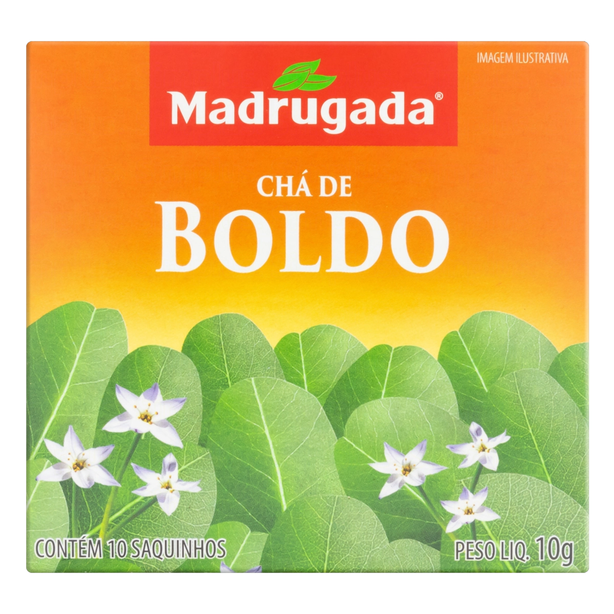 Chá Boldo Madrugada Caixa 10g 10 Unidades