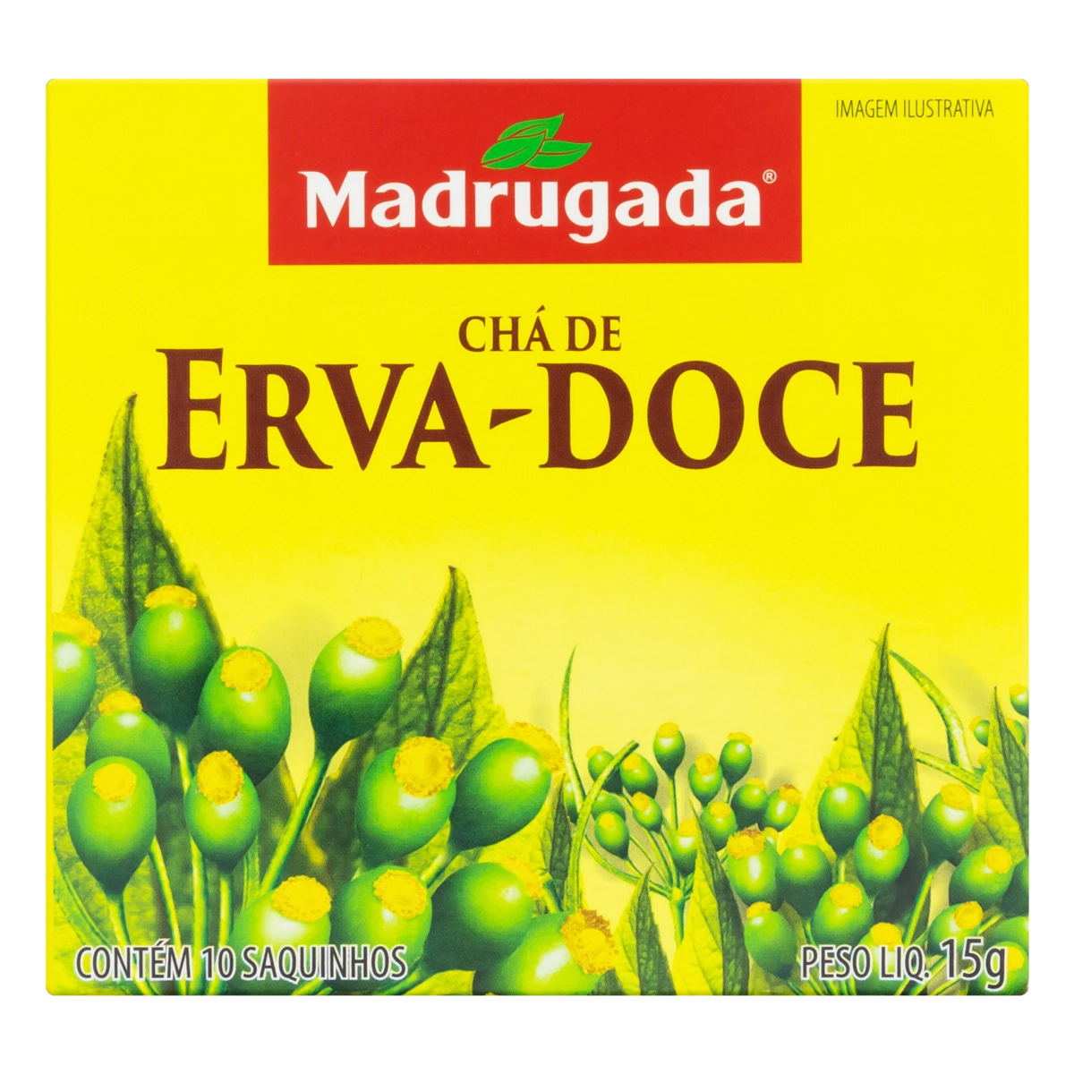 Chá Erva Doce Madrugada Caixa 15g 10 Unidades