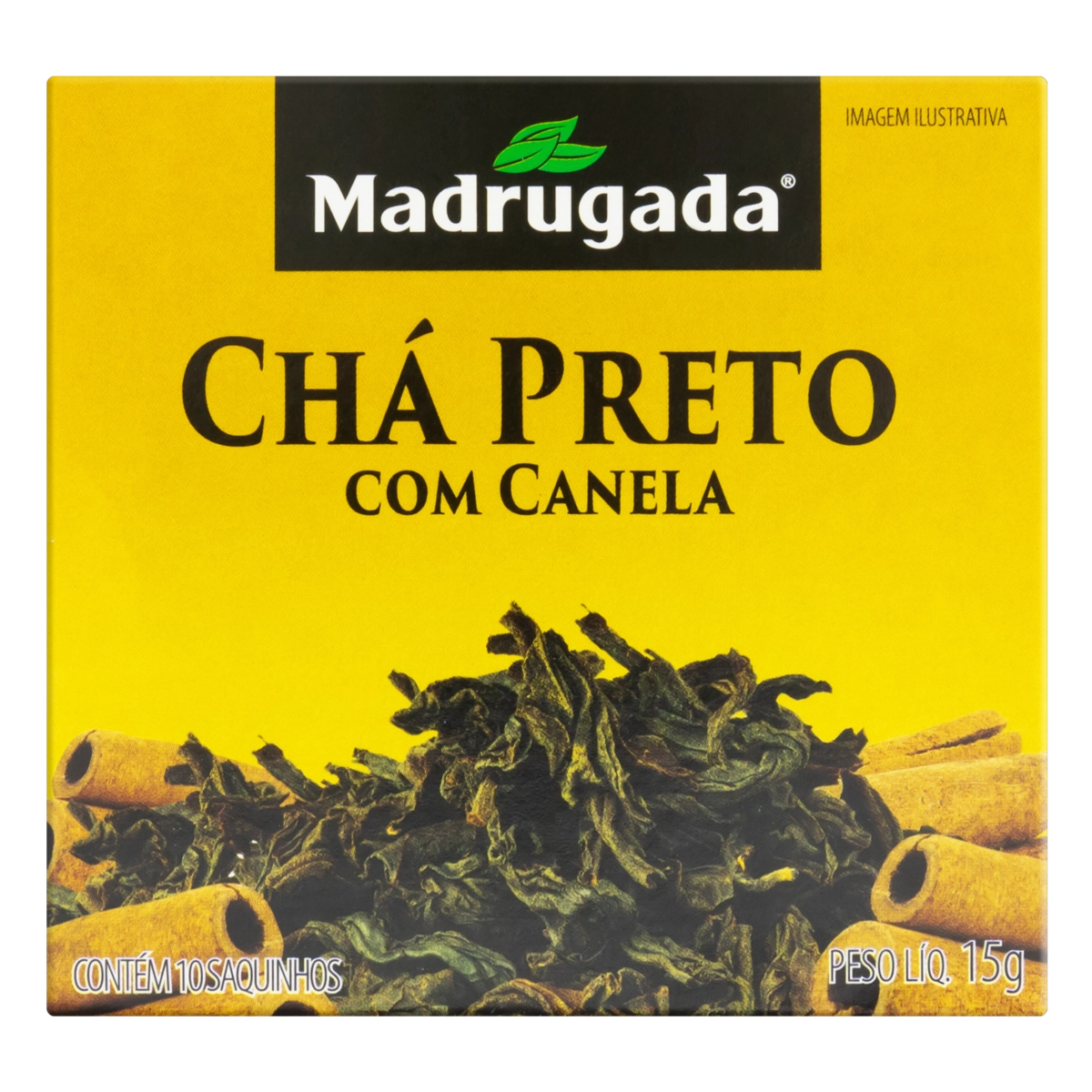 Chá Preto Canela Madrugada Caixa 15g 10 Unidades
