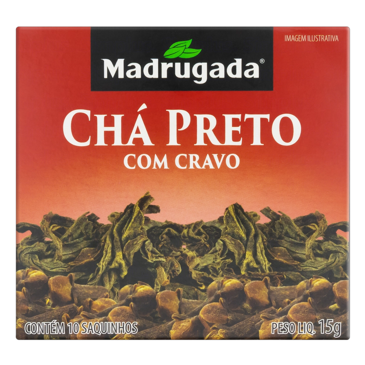 Chá Preto Cravo Madrugada Caixa 15g 10 Unidades