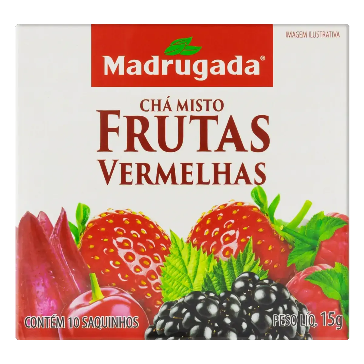 Chá Frutas Vermelhas Madrugada Caixa 15g 10 Unidades