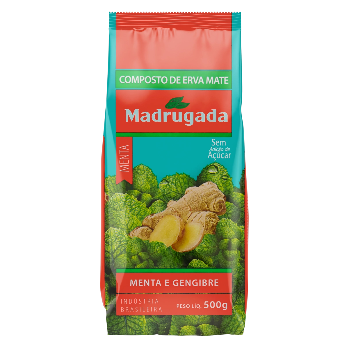 Composto De Erva Mate Com Menta Madrugada Pacote 500g
