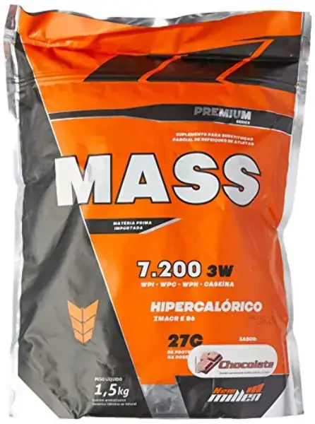 Mass Premium 7200 1500g Refil Chocolate New Millen