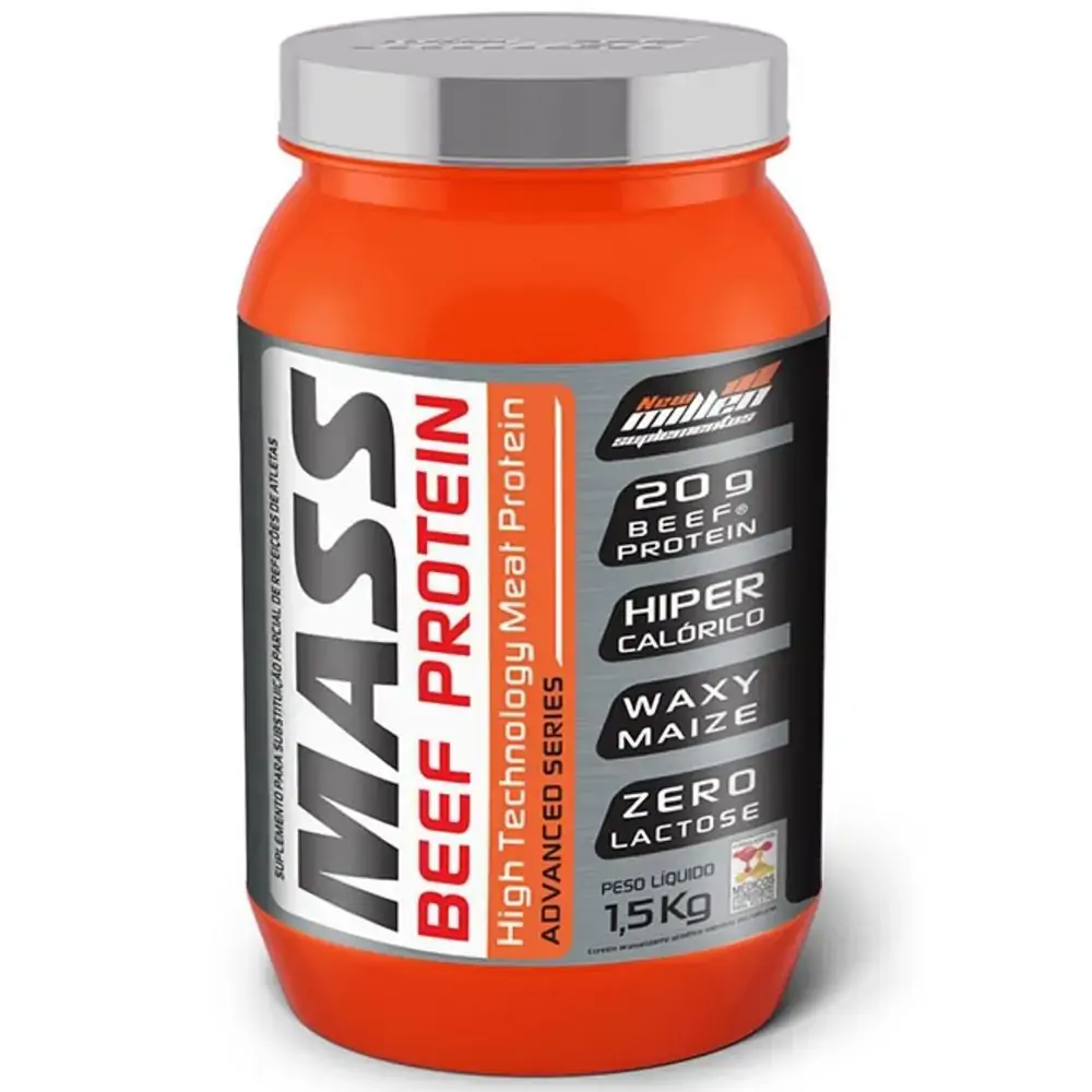 Mass Beef Protein Morang 1,5kg New Millen