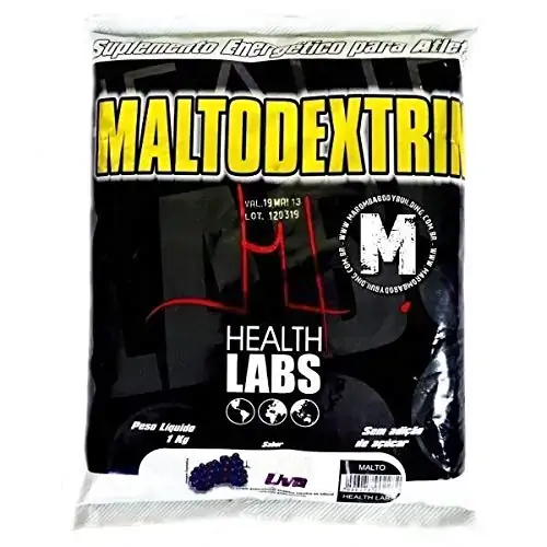 Maltodextrin Healt Labs Sabor Uva 1 Kg