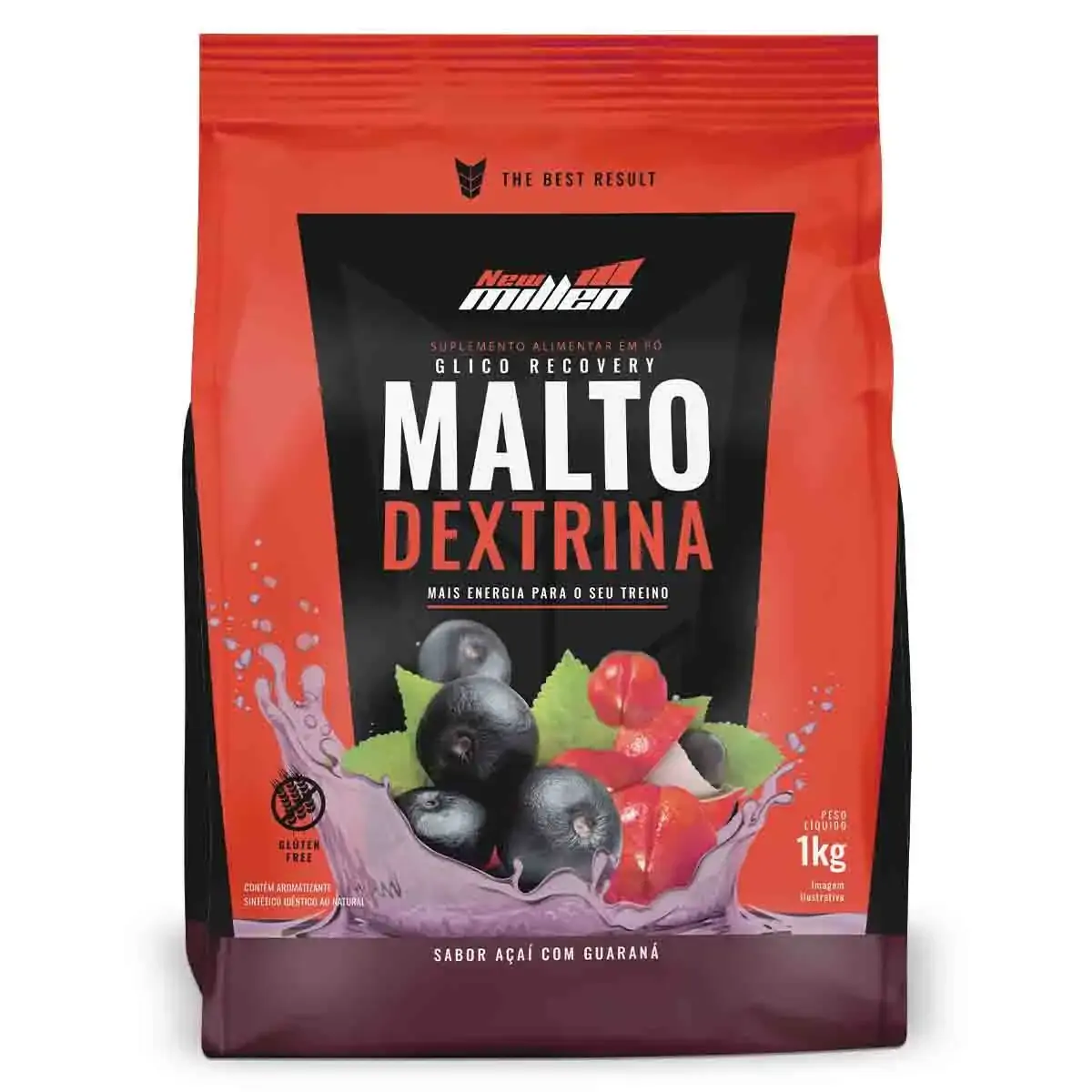 Malto Dextrina Açaí Com Guaraná New Millen 1kg