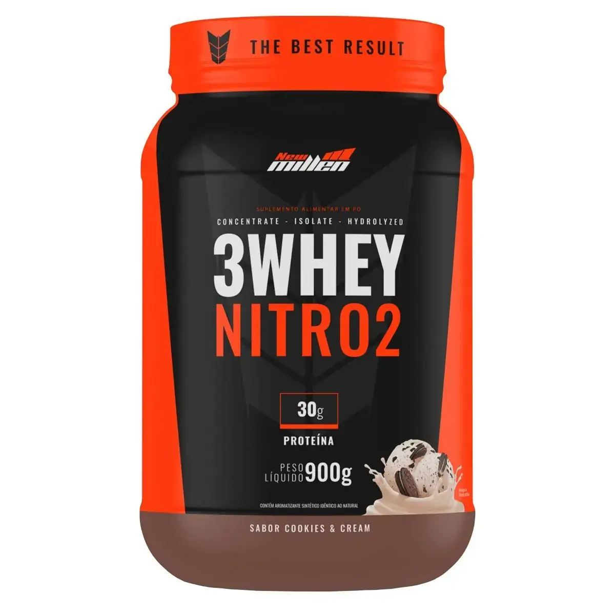 Whey 3w Nitro Cookies 900gr New Millew