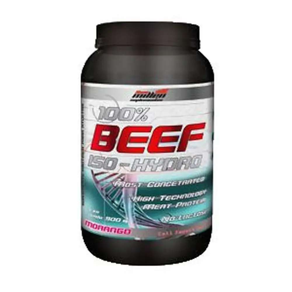 100 Beef Iso Hidro Morango Pote 900g New Millen