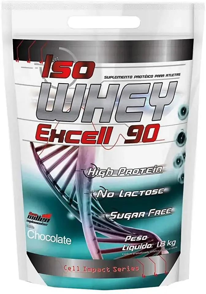 Iso Whey 1800g Chocolate Stand Pouche Sc New Milly Produtos