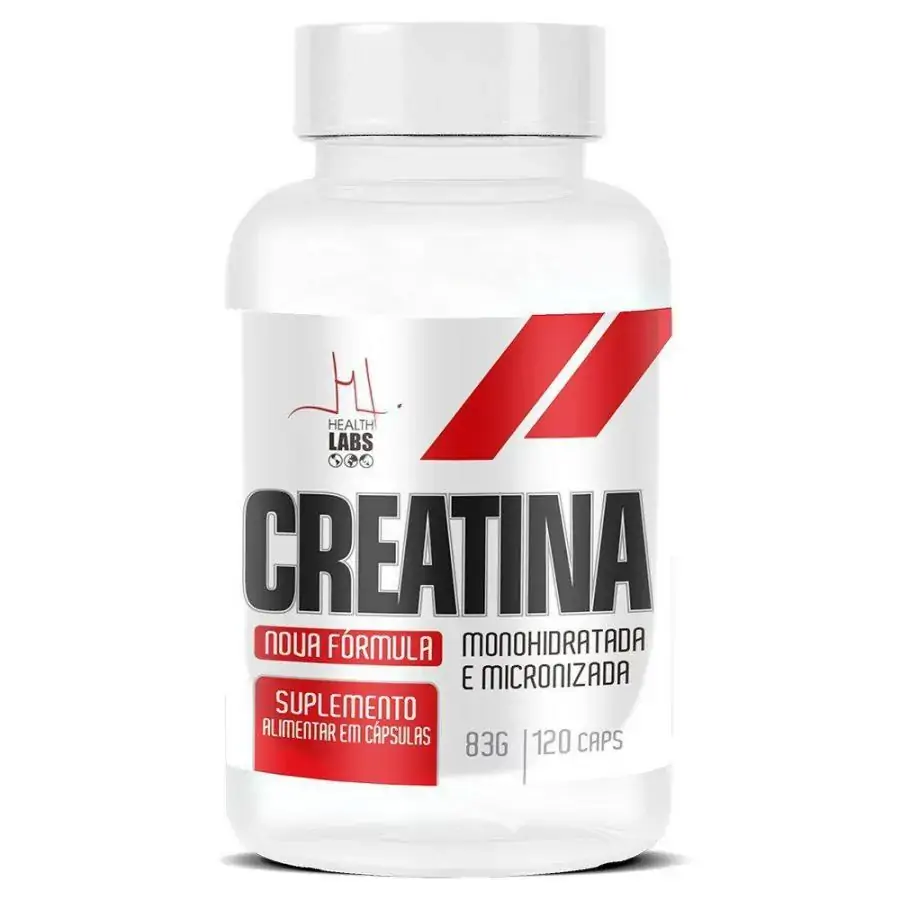 Creatina Capsulas 120caps Health Labs