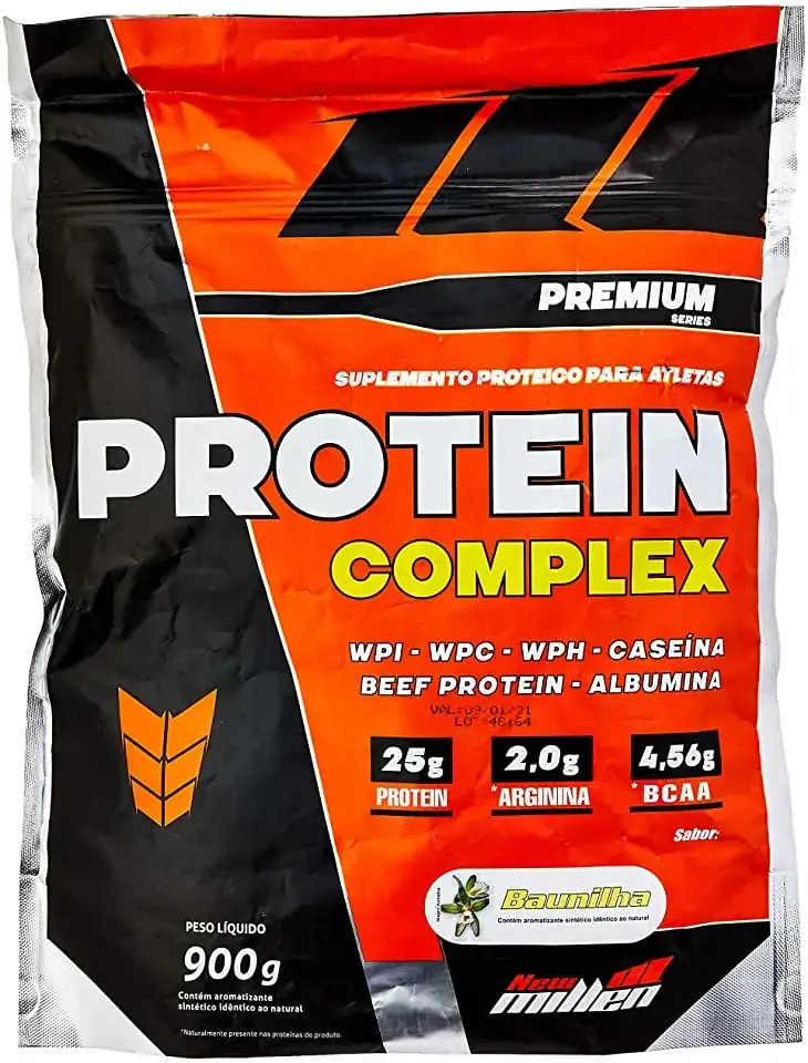 Esportivo New Millen Protein Complex Premium Pacote Pó