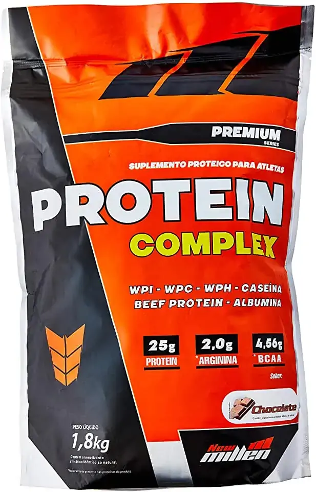 Protein Complex Premium 1800g Refil Chocolate New Millen