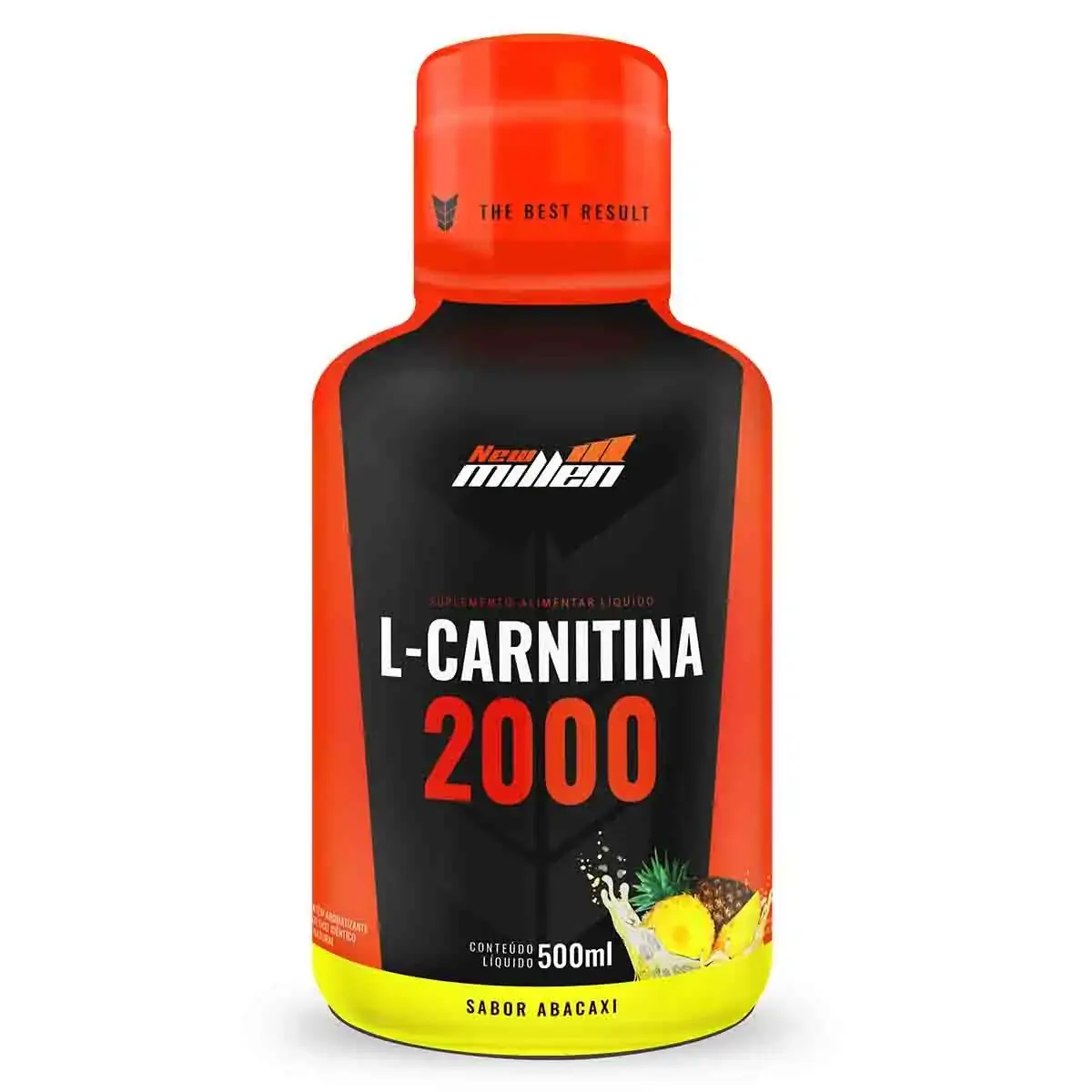 L-Carnitina 2000 500ml - New Millen Sabor:Abacaxi