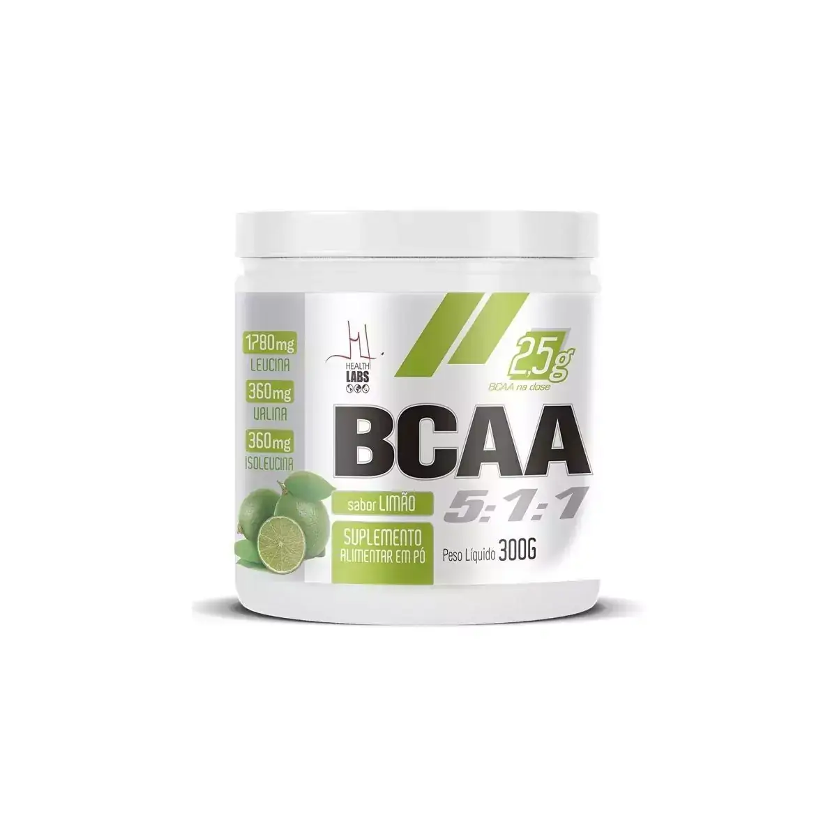 BCAA 5:1:1 300g - Health Labs - Laranja