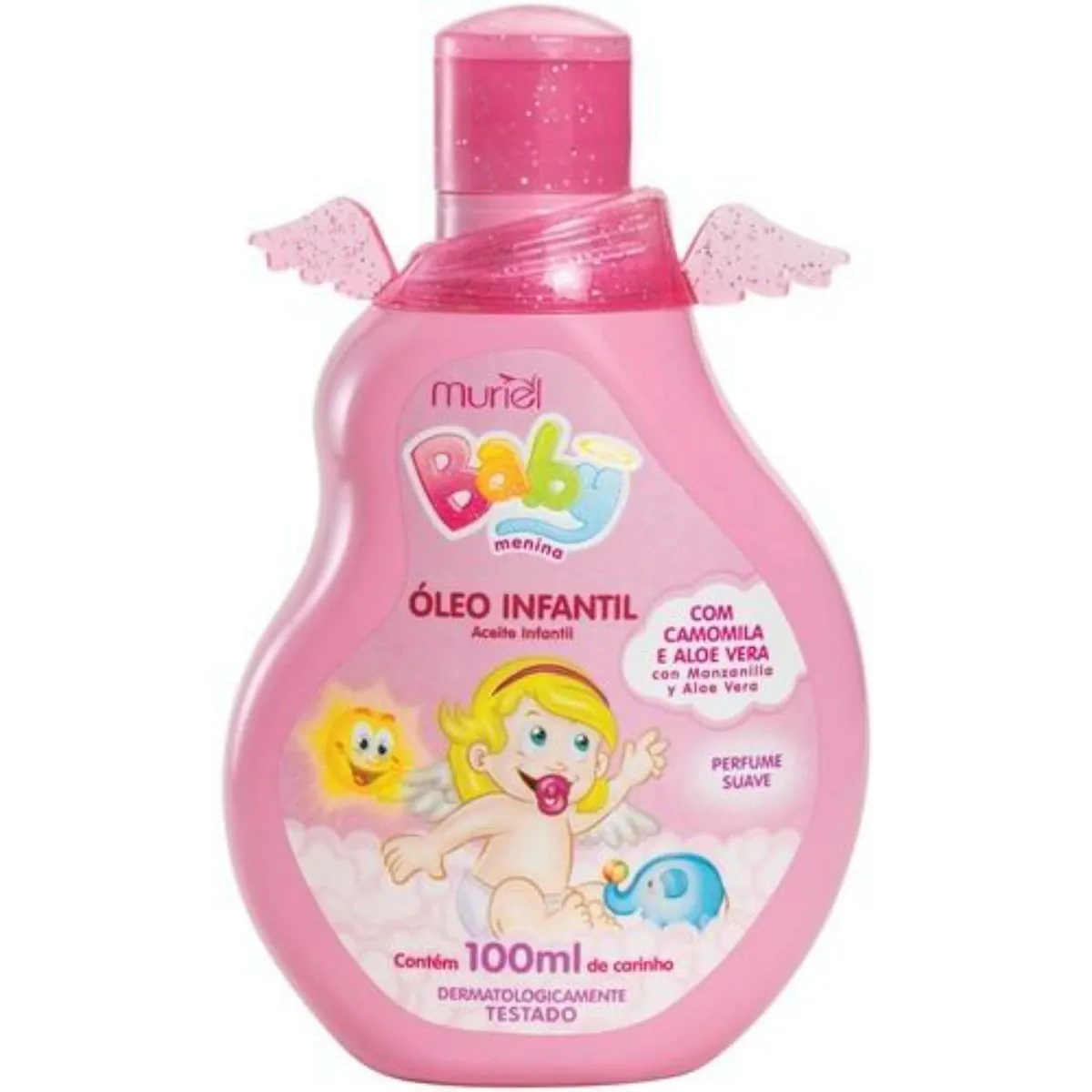 óleo Corporal Baby Muriel 100ml Rosa Unit