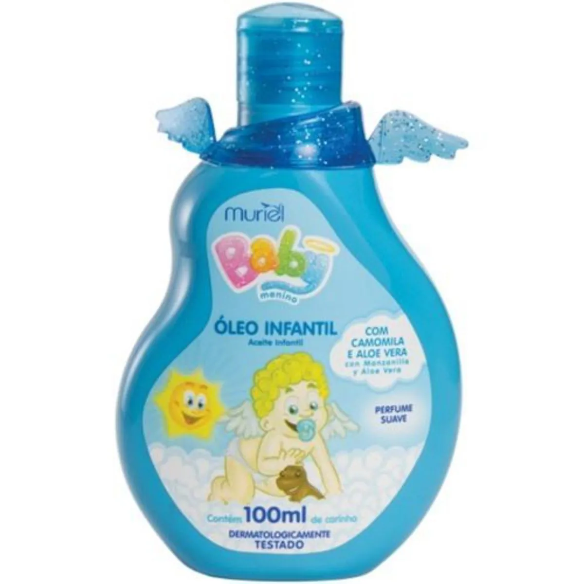 óleo Corporal Baby Muriel 100ml Azul Unit