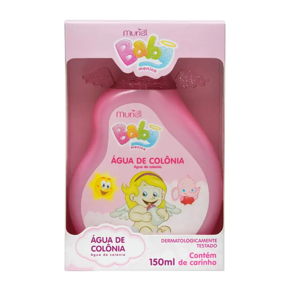 Colônia Infantil Baby Muriel 150ml Rosa Unit