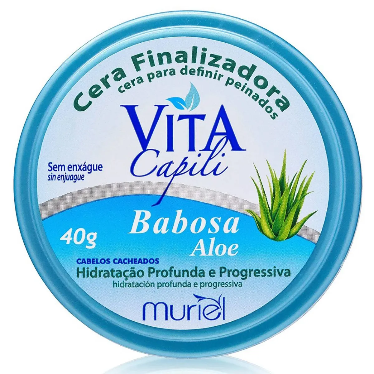 Cera Finalizadora Muriel Vita Capili 40gr Babosa