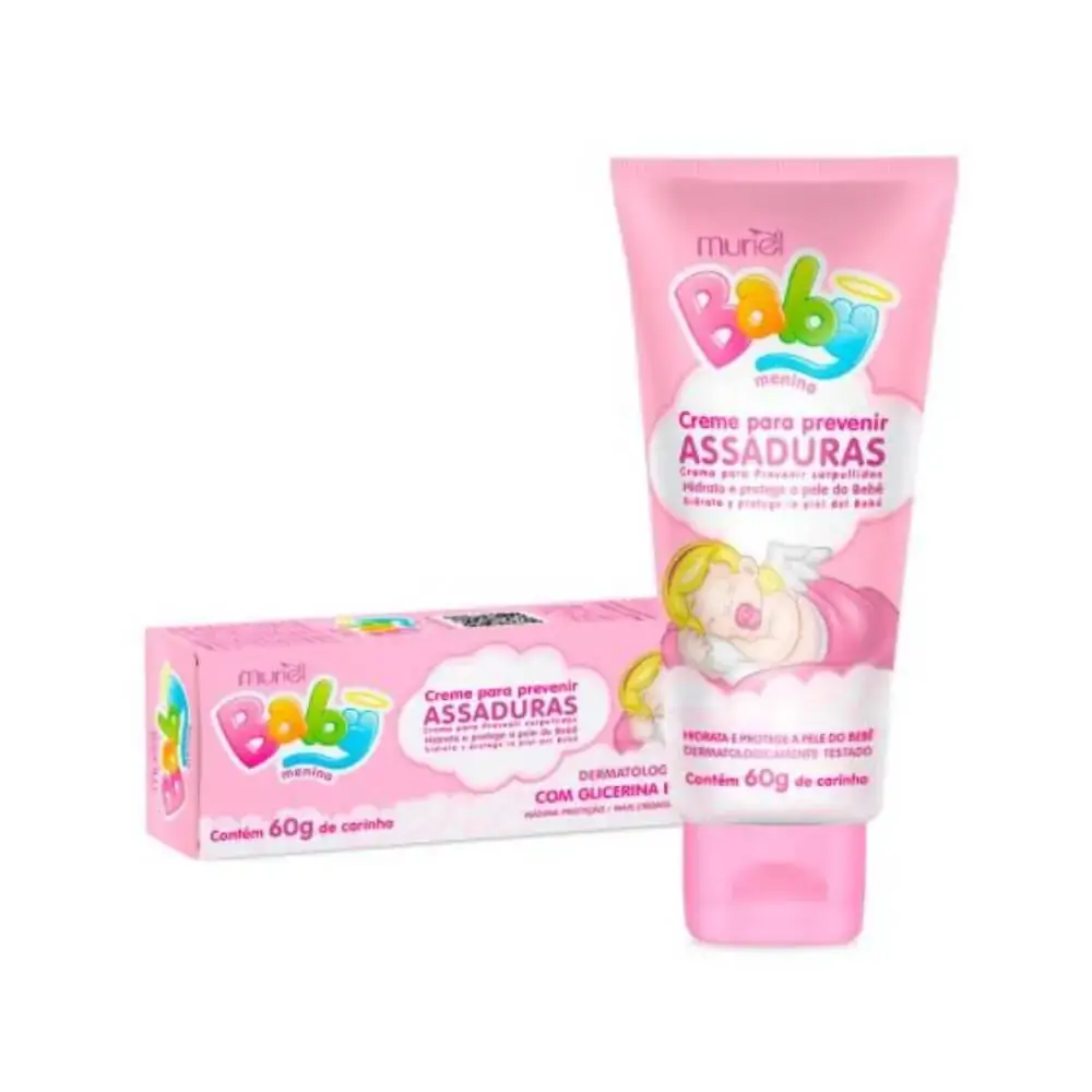 Creme Assadura Baby Muriel Rosa