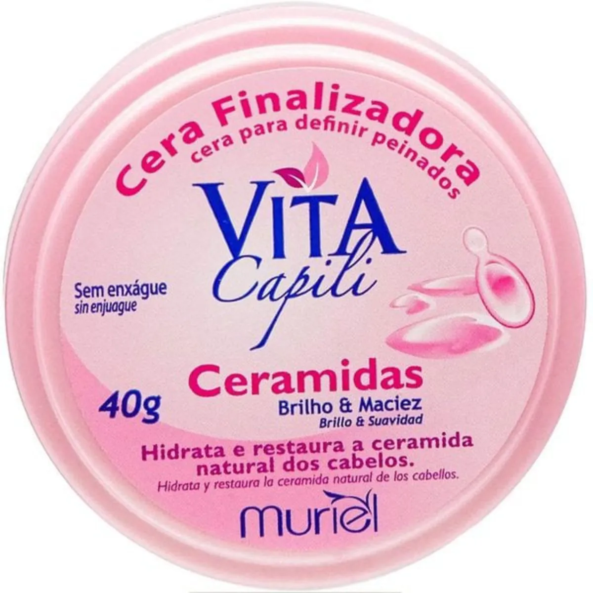 Cera Finalizadora Muriel Vita Capili 40g Ceramidas