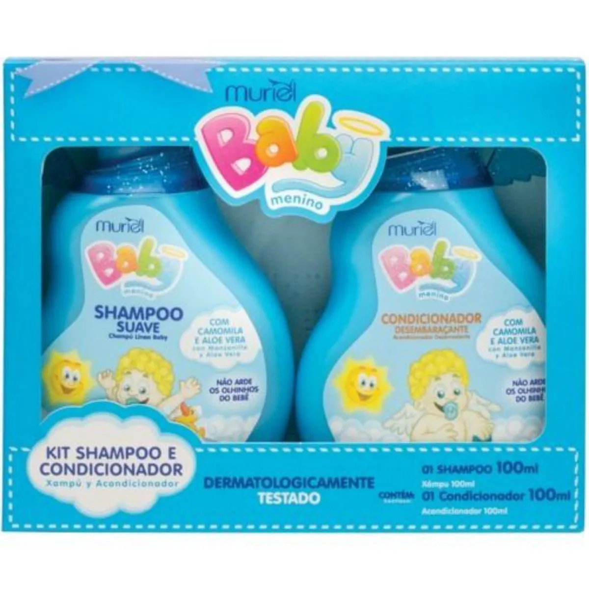 Kit Muriel Baby Menino Shampoo 100ml+ Condicionador 100ml