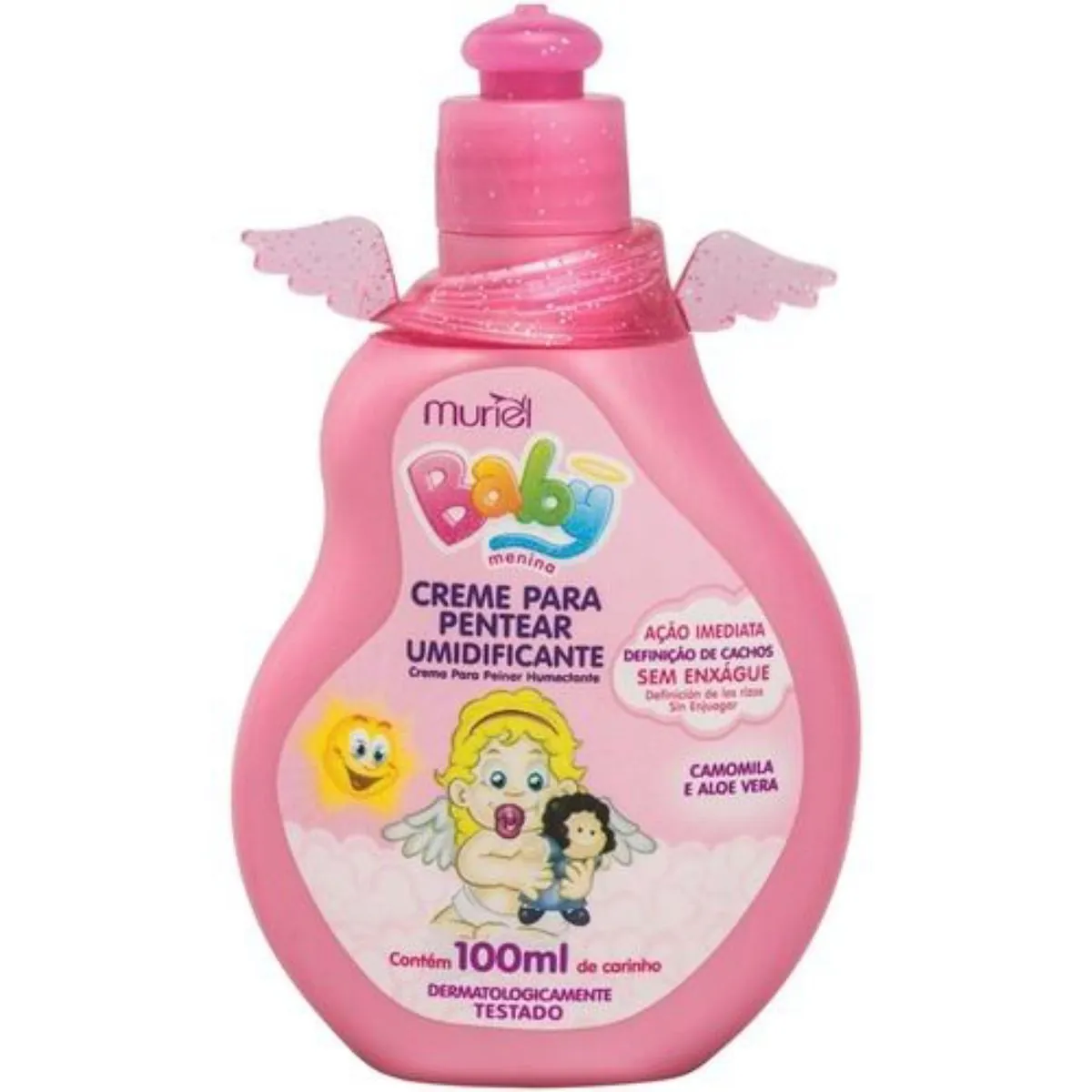 Creme Para Pentear Baby Muriel 100ml Umidificante Baby Unit