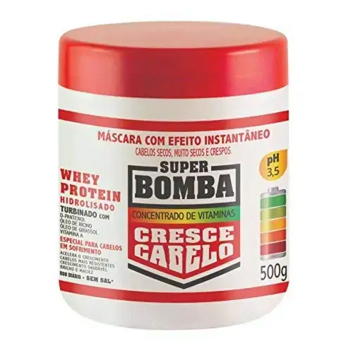 Super Bomba De Vitaminas Masc Secos E Crespos 500g