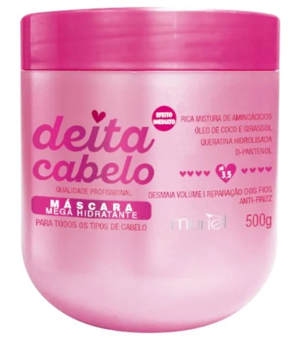 Mascara Deita Cabelo Muriel 500g
