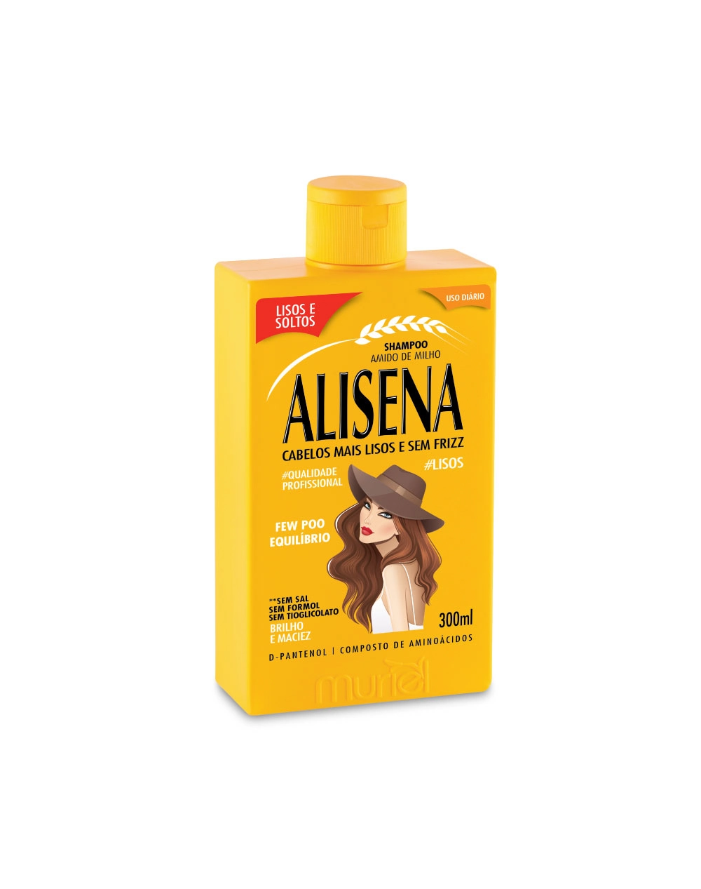 Shampoo Tradicional Alisena Muriel Frasco 300ml