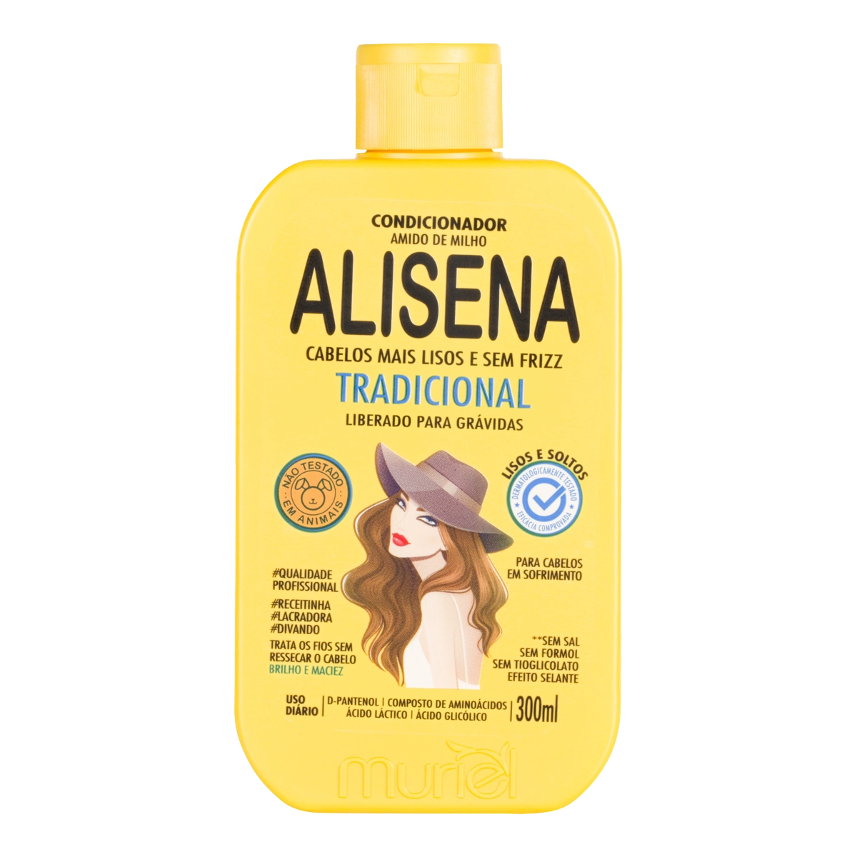 Condicionador Tradicional Alisena Muriel Frasco 300ml