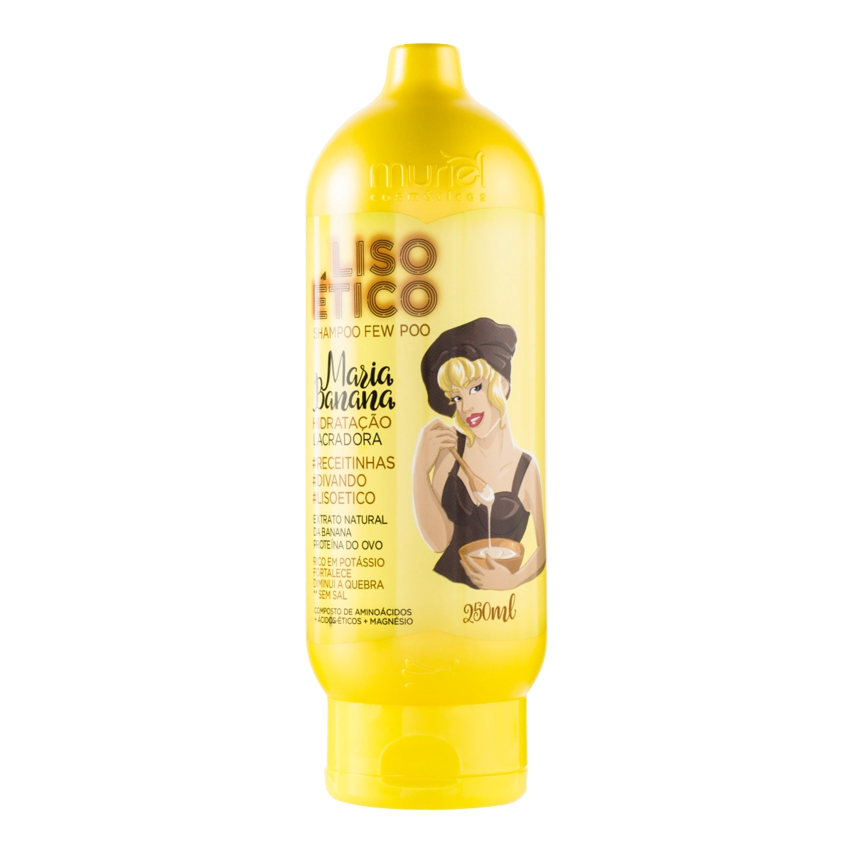 Shampoo Liso ético Maria Banana Muriel Frasco 250ml
