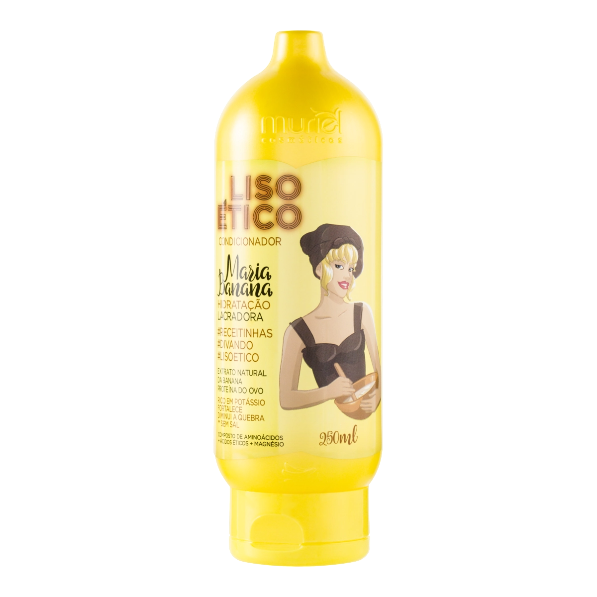 Condicionador Liso ético Maria Banana Muriel Frasco 250ml