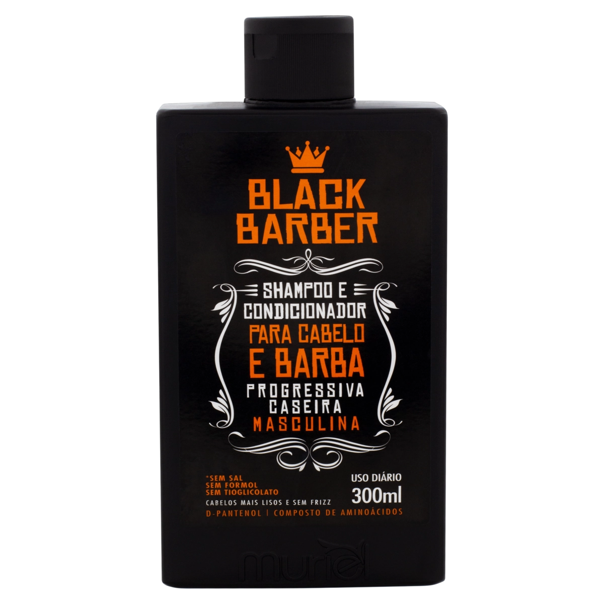 Shampoo e Condicionador Black Barber Muriel