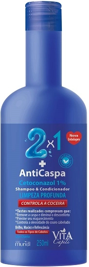 Kit Sh. Cond.vita Capili 2x1 Limp.profunda 250ml