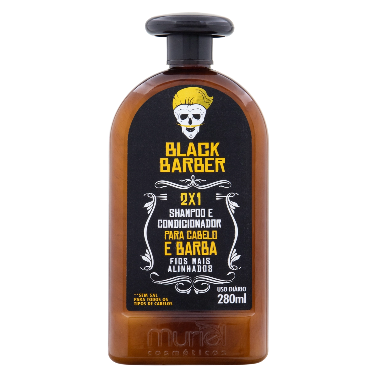 MURIEL BLACK BARBER SHAMPOO 2X1 280ML