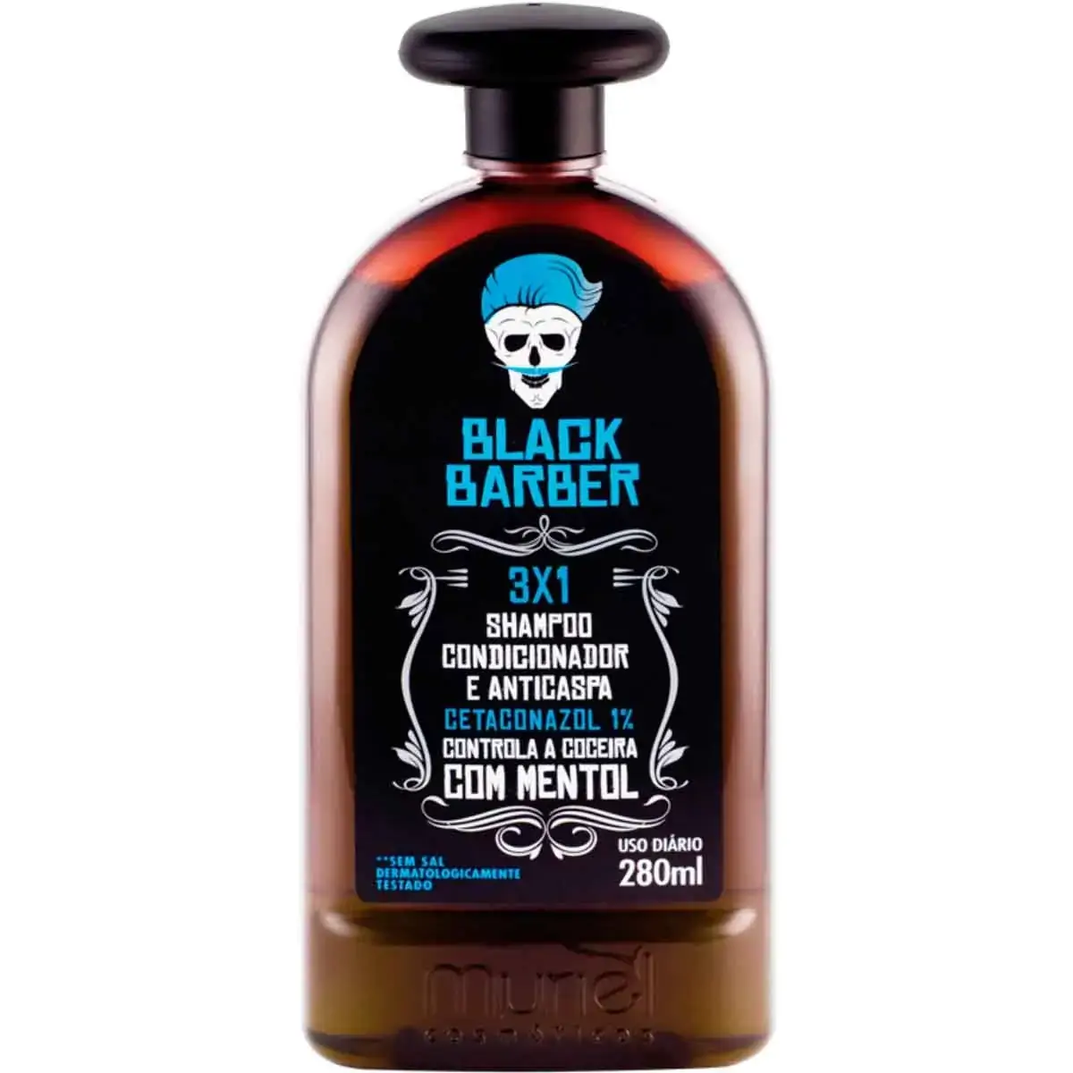 Muriel Black Barber Shampoo Anticaspa 3x1 280ml