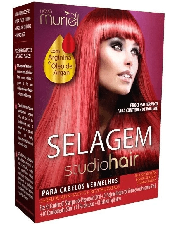 Kit Selagem Muriel Vermelho