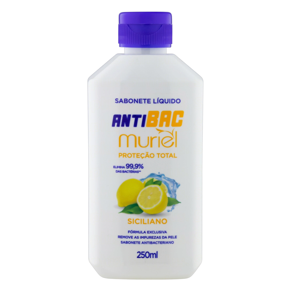 Sabonete Líquido Antibacteriano Siciliano Muriel Frasco 250ml